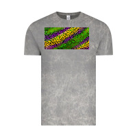Cloud Rock Mardi Gras Leopard Vintage Tee - RanaPortraitStore