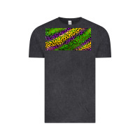 Vintage Black Mardi Gras Leopard Vintage Tee - RanaPortraitStore