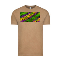 Vintage Coffee Mardi Gras Leopard Vintage Tee - RanaPortraitStore