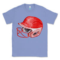 Colony Blue red softball helmet fa element Classic Tee - FaDigitalArtStudio