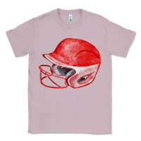 Lilac red softball helmet fa element Classic Tee - FaDigitalArtStudio