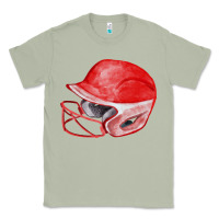 Matcha red softball helmet fa element Classic Tee - FaDigitalArtStudio