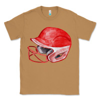 Toasted Coconut red softball helmet fa element Classic Tee - FaDigitalArtStudio