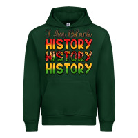 Forest Green i am black history Urban Hoodie - LillyAllenDesigns