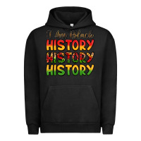 Pigment Black i am black history Urban Hoodie - LillyAllenDesigns