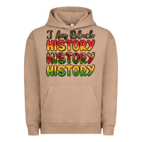 Pigment Burro i am black history Urban Hoodie - LillyAllenDesigns