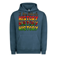 Pigment Midnight Navy i am black history Urban Hoodie - LillyAllenDesigns