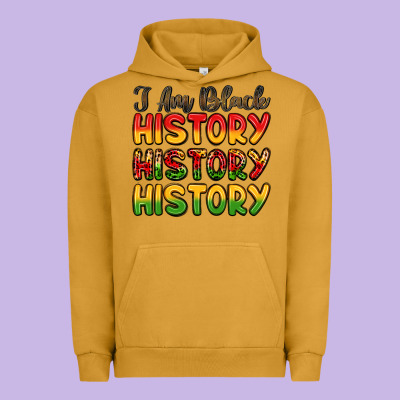 I Am Black History Urban Hoodie Designed By Lillyallendesigns