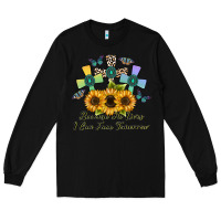 Black because he lives i can face tomorrow Long Sleeve Tee - CowhideDigitalArt