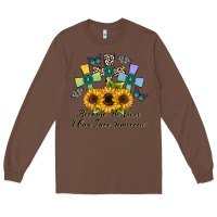 Chestnut because he lives i can face tomorrow Long Sleeve Tee - CowhideDigitalArt