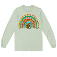 Matcha autism heart ribbon rainbow Long Sleeve Tee - AdoDesignShop