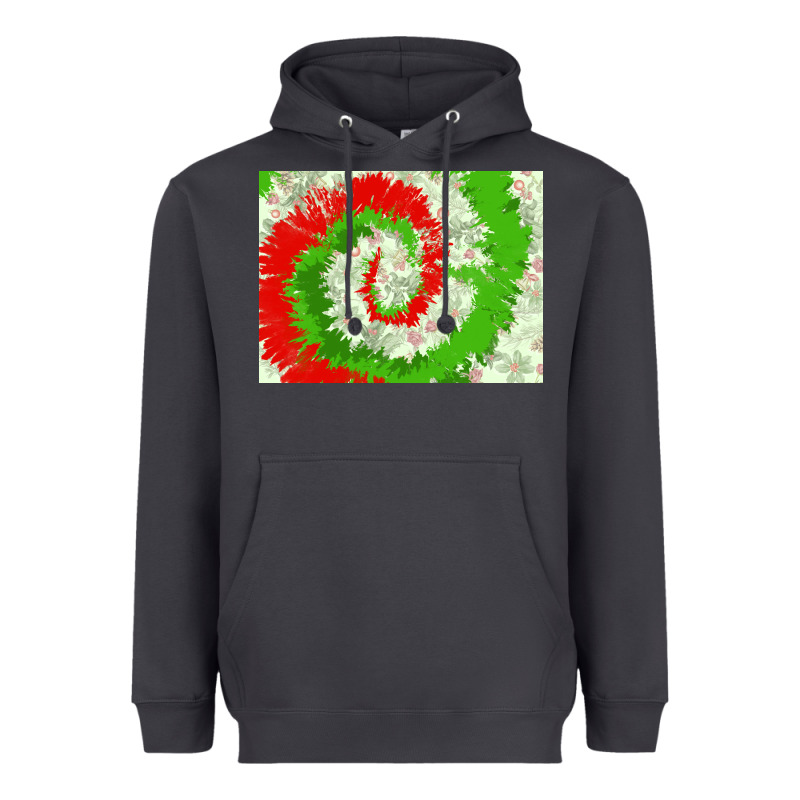 Tie Dye Background Christmas 3200x2400 Heavyweight Hoodie by AdoDesignShop | Teevron