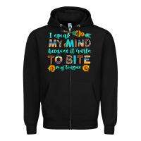 Black i speak my mind because it hurts to bite my tongue Zipper Hoodie - AdoDesignShop