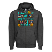 Charcoal Heather i speak my mind because it hurts to bite my tongue Zipper Hoodie - AdoDesignShop