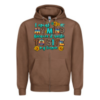 Chestnut i speak my mind because it hurts to bite my tongue Zipper Hoodie - AdoDesignShop