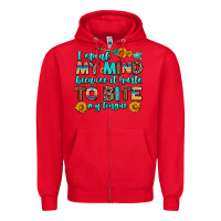 Red i speak my mind because it hurts to bite my tongue Zipper Hoodie - AdoDesignShop