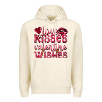 Tofu love kisses valentine wishes Premium Hoodie - NancyCooperArtShop