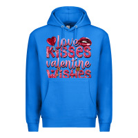 True Royal love kisses valentine wishes Premium Hoodie - NancyCooperArtShop