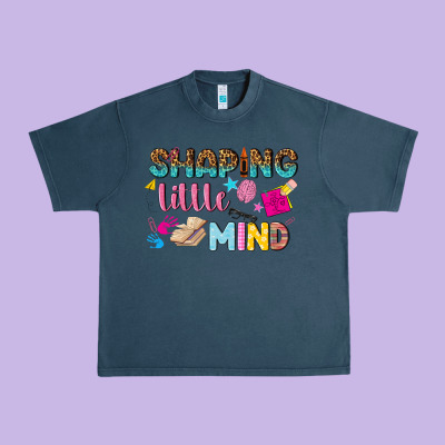 Shaping Little Mind Urban Heavy Tee Designed By Texasbilliewilder