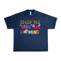 Navy shaping little mind Urban Heavy Tee - texasbilliewilder