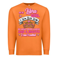 Carrot As A Libra Girl I Was Born With My Heart On My Sleeve And A Mouth Premium Sweatshirt - Jasminsmagicworld