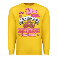 Lemon As A Libra Girl I Was Born With My Heart On My Sleeve And A Mouth Premium Sweatshirt - Jasminsmagicworld