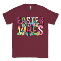 Burgundy Easter vibes Easter Day Classic Tee - Neo Western