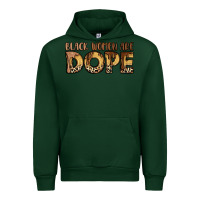 Forest Green black women are dope Urban Hoodie - LillyAllenDesigns