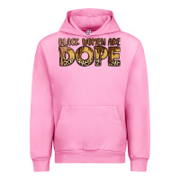 Fuchsia Pink black women are dope Urban Hoodie - LillyAllenDesigns