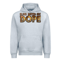 Heather Grey black women are dope Urban Hoodie - LillyAllenDesigns