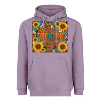 Lavender sunflower gemstone and mom with cowhide Heavyweight Hoodie - Artiststas