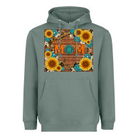 Sage sunflower gemstone and mom with cowhide Heavyweight Hoodie - Artiststas