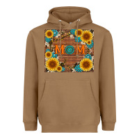 Toasted Coconut sunflower gemstone and mom with cowhide Heavyweight Hoodie - Artiststas