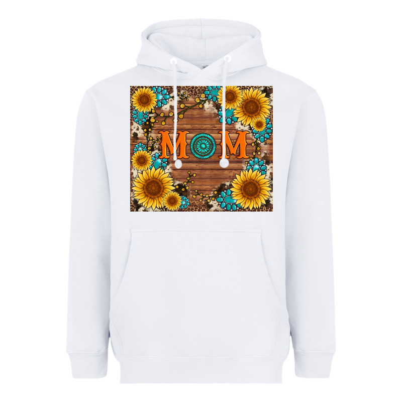 Sunflower Gemstone And Mom With Cowhide Heavyweight Hoodie by Artiststas | Teevron