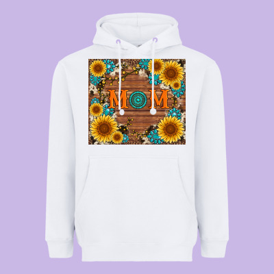 Sunflower Gemstone And Mom With Cowhide Heavyweight Hoodie Designed By Artiststas