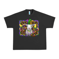Pigment Black mardi gras baby sheep king cake fleur de lis Urban Heavy Tee - RanaPortraitStore