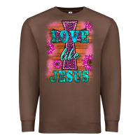 Chestnut love like jesus Premium Sweatshirt - BarkalooDesign