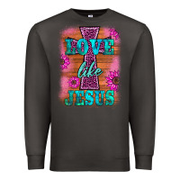 Smoke love like jesus Premium Sweatshirt - BarkalooDesign