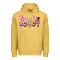 Antique Gold sweetheart with bear Premium Hoodie - NancyCooperArtShop