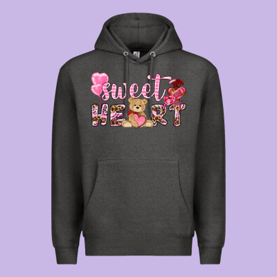 Sweetheart With Bear Premium Hoodie Designed By Nancycooperartshop