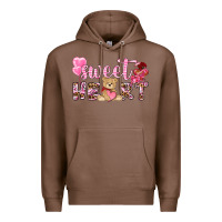 Chestnut sweetheart with bear Premium Hoodie - NancyCooperArtShop