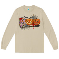 Mushroom boo Long Sleeve Tee - CowhideDigitalArt