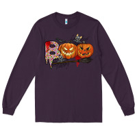 Plum boo Long Sleeve Tee - CowhideDigitalArt