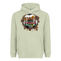 Matcha soccer mom with serape and leopard Heavyweight Hoodie - Artiststas