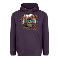 Plum soccer mom with serape and leopard Heavyweight Hoodie - Artiststas