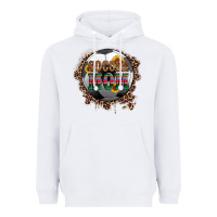 White soccer mom with serape and leopard Heavyweight Hoodie - Artiststas