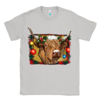 Moon Dust highland cow christmas Classic Tee - RanaPortraitStore