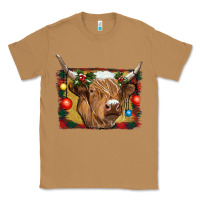 Toasted Coconut highland cow christmas Classic Tee - RanaPortraitStore