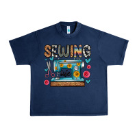 Navy sewing life Urban Heavy Tee - Zillion Design Studio