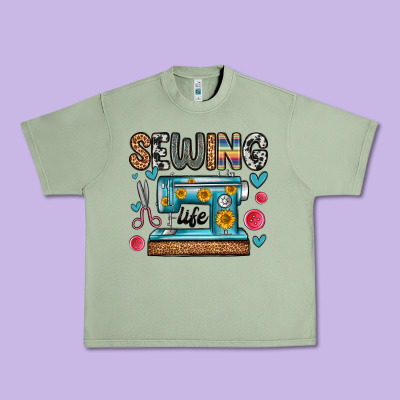Sewing Life Urban Heavy Tee Designed By Zillion Design Studio